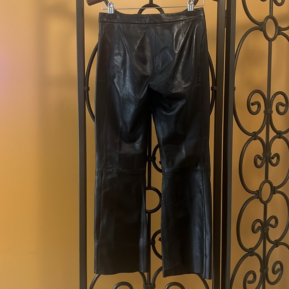 BCBG MAX AZRIA Bon Chic Bon Genre Leather Pants - Picture 6 of 14